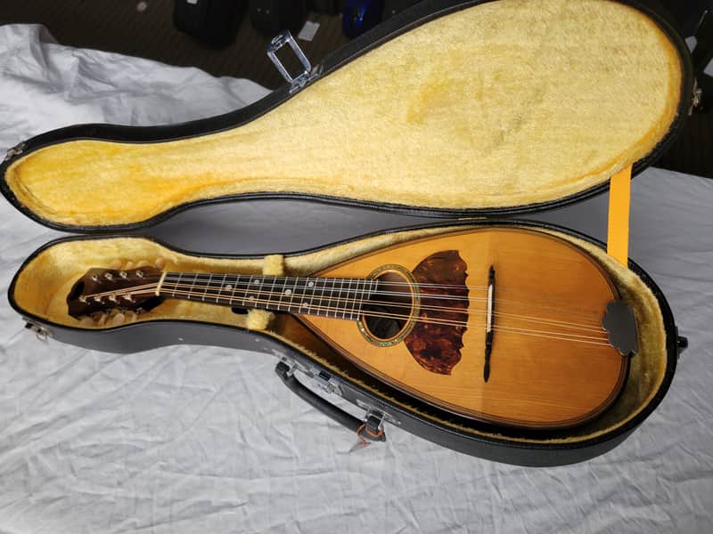 Mayflower Bowl Back Mandolin, by Flower & Groehsl or Larson Brothers, Circa 1918, with hardshell case image 1