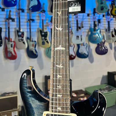 PRS Custom 2408 Semi Hollow 40th Anniversary 2025 - Faded Whale Blue Smokeburst, Signature Dealer, Free Ship, FREE PLEK 313 image 9