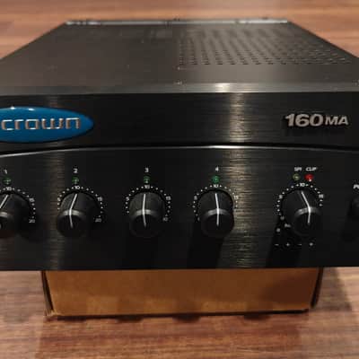 Crown 160MA 70V 4-Channel 60W Mixer Speaker Power Amplifier Pro Audio Sound image 2