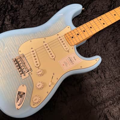 Fender 2024 Collection Made in Japan Hybrid II Stratocaster -Flame Celeste Blue image 4