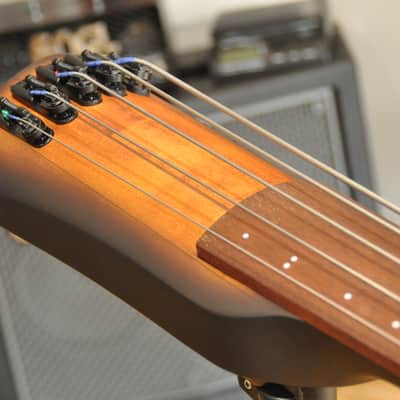 IBANEZ UB805 MOB Mahogany Oil Burst / 5-String Electric Upright Bass / UB805-MOB / I250215285 image 4