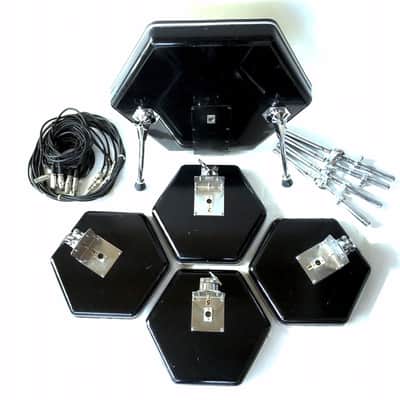 Vintage c.1987 GRETSCH Blackhawk ED700 SYNSONICS DigiPlay Drum Kit SDS Trigger Pads image 2