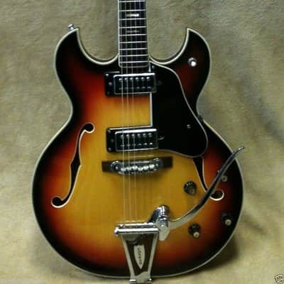 Vintage Conrad / Matsumoku Berney Kassel Semi-Hollow Body Electric Guitar image 2