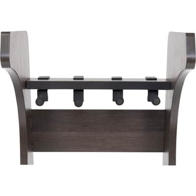 Gator Frameworks Elite Series 3 to 4-Space Guitar & Instrument Case Combo Rack Dark Walnut Brown Finish image 8