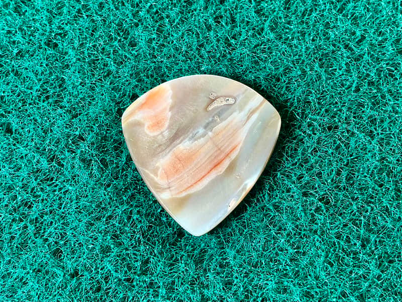 Abalone seashell guitar pick/1.3mm thick, jazz profile… by BeachSidePicks image 1