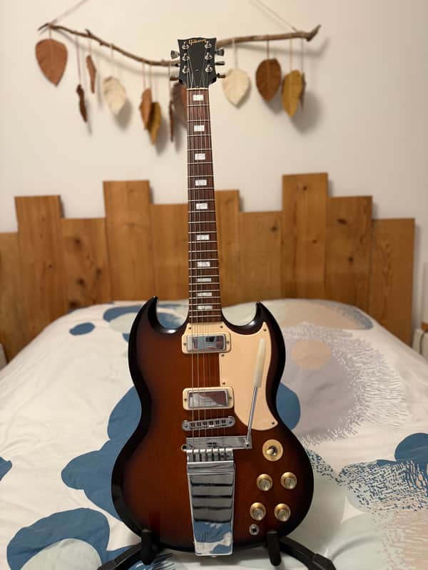 Gibson SG Special T Satin Vintage Sunburst with Marstro Vibrola
