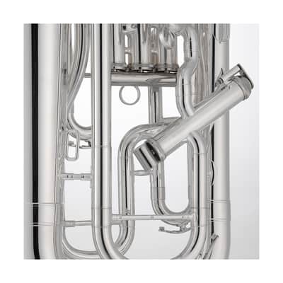 Jupiter JEP1120S Compensating 4-Valve Euphonium - Silver plated image 3