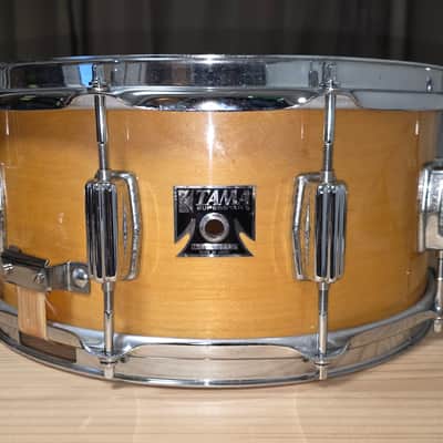 Tama AW556 Superstar Powerline Artwood Birch 6.5x14" Snare Drum 1981 - 1986 - Super Maple image 1