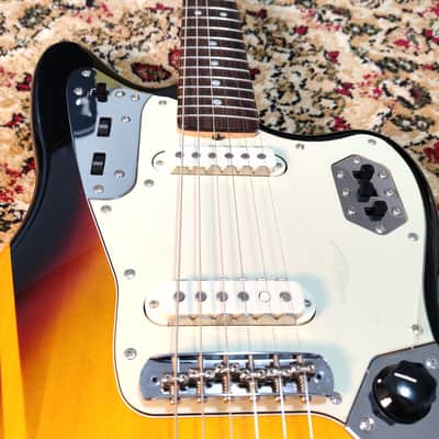 *NEW IN BOX* 2025 Fender Japan Limited Edition Traditional Collection, 60's Jaguar Competition 3-Color Sunburst / Aged Natural, MIJ JD25 image 10