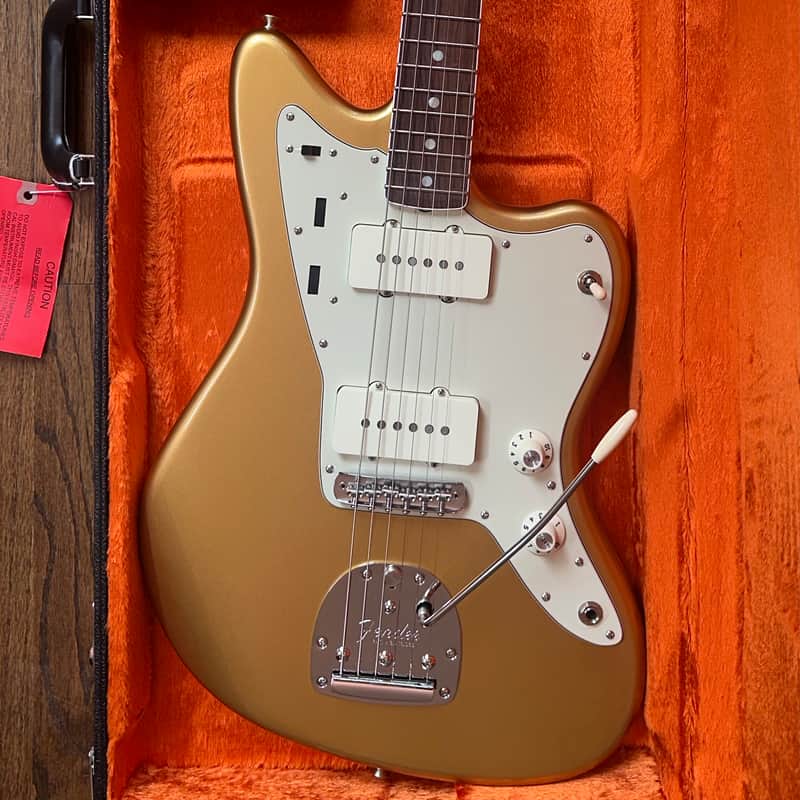 RARE! 2017 Fender American Vintage “Thin Skin” ‘65 Jazzmaster - Aztec Gold w/ OHSC image 1