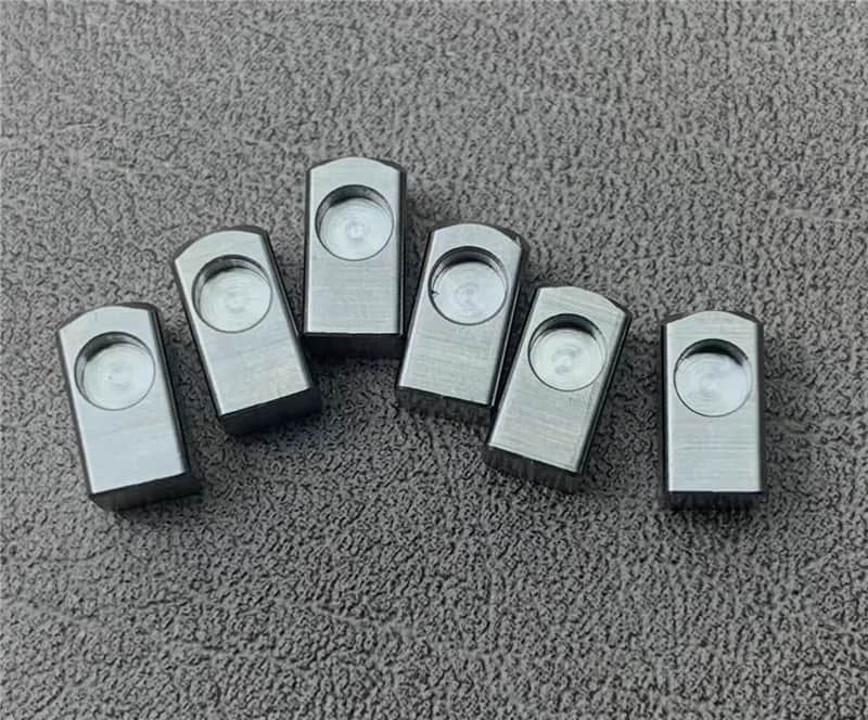 set of 6 Floyd Rose Titanium Alloy String Lock Insert Blocks Fit Schaller MADE IN KOREA image 1