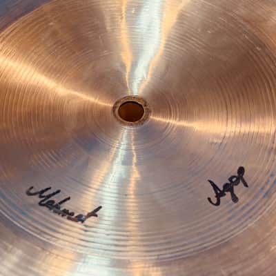 Vintage 1980s Istanbul Pre Split Stencil Logo 22” Heavy Ride Cymbal 3300g image 4