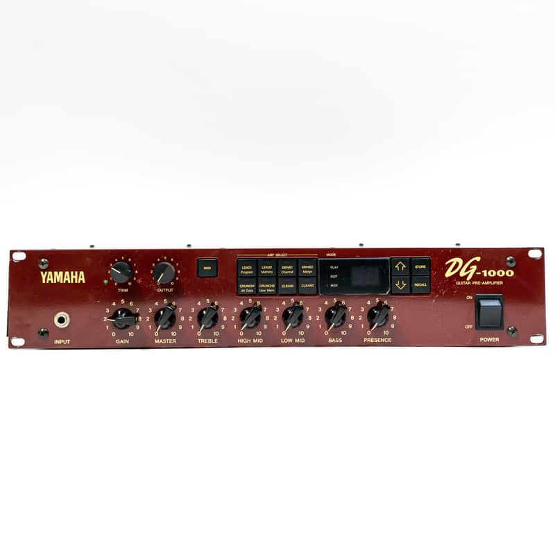 Yamaha DG 1000 Guitar Preamp & Amp Modeller Rackmount | Reverb
