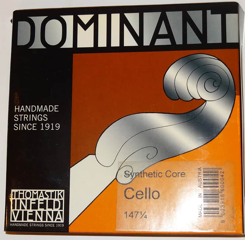 Thomastik-Infeld Dominant Cello 147 Medium 1/4 Size String Set 2025 image 1