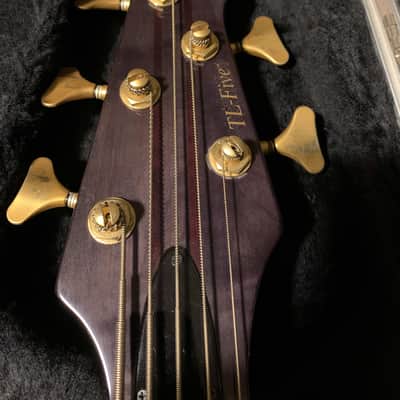 Peavey TL-Five String Bass 1990's Black image 6