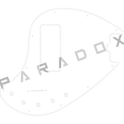 Custom Pickguard For 2001 - Present Made in America Ernie Ball Music Man StingRay 5 H with Piezo - Solid White Thin .60" image 1