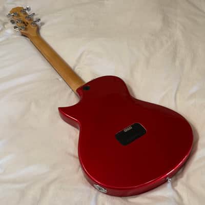 2009 Taylor SB1 Classic Electric Guitar - Rare Color Tangerine Red Metallic - Made in USA - Free Pro Setup image 16
