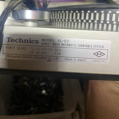 Vintage Technics SL-3D Direct Drive Automatic 1980’s - Silver image 3
