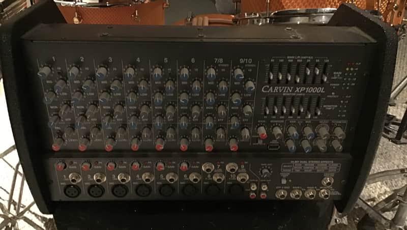 Carvin XP1000L Powered Mixer - 2000's - Black image 1