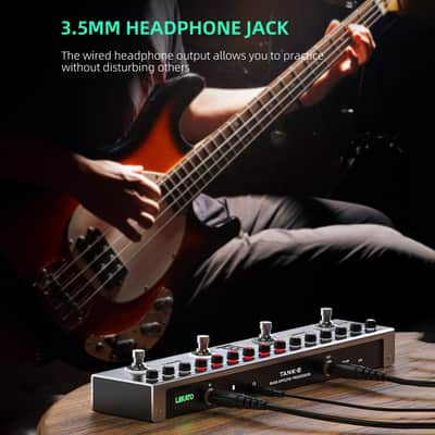 LEKATO TANK-B Electric Bass Effects Pedal Multi Effects Compressor Recording Amp Mod image 6