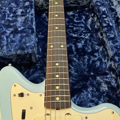 2025 Fender Vintera II 50s Jazzmaster Sonic Blue Rosewood MAJOR American UPGRADES G&G Rolled Edges USA Bone Nut image 8