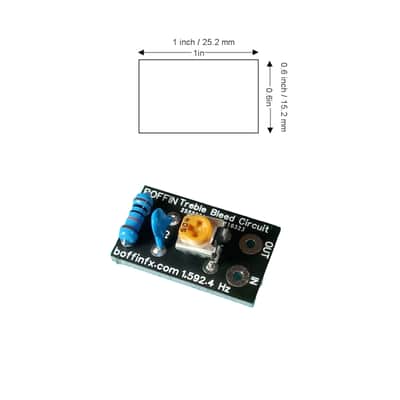 Boffin FX Adjustable Treble Bleed (1,592 Hz Black) - For Humbuckers & High Output Pickups image 2