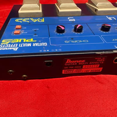 Ibanez PUE5 Guitar Multi-Effect 1980s - Blue image 7