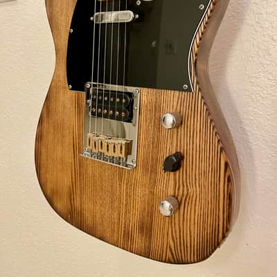 Partscaster Telecaster Roasted Ash Body HS Pickup One Piece Maple Neck 2026 - Roasted Clear image 7