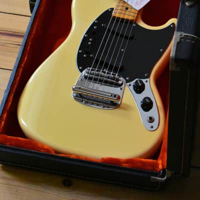 1978 Fender Mustang Olympic White w/OHSC & Paperwork image 6