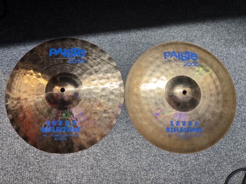Paiste 14" 2000 Sound Reflections Sound Edge Hi-Hat Cymbals (Pair) 1986 - 1993 - Brilliant Bild 1