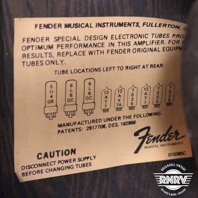 Fender Vibrolux Reverb 2-Channel 35-Watt 2x10" Guitar Combo 1970 - 1980 - Silverface image 11