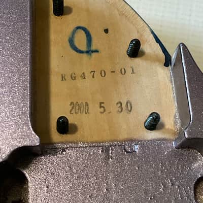 2000 Japan Ibanez RG470 Metallic Purple Basswood Guitar Body Floyd Ready (Finish Chips) image 10