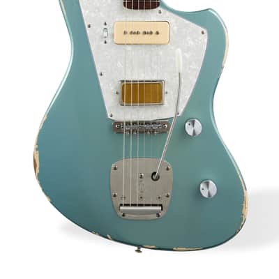 Rufini Guitars Montefalco - Ice Blue Metallic w/ Mastery Hardware. NEW (Authorized Dealer) image 3