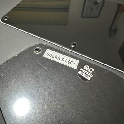 Solar Guitars S1.6C+ Evertune Satin Black image 7