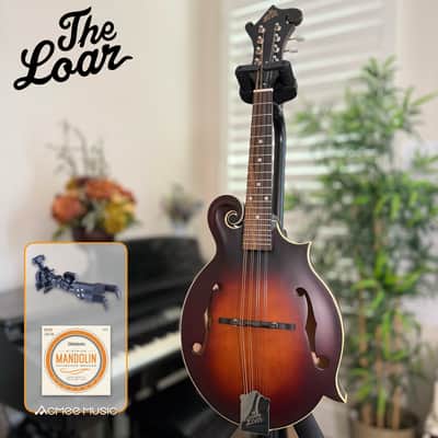 The Loar LM-310F Honey Creek F-Style Mandolin Brownburst + FREE D'addario EJ Strings image 2
