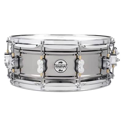 PDP Concept Series 5.5x14" Snare Drum -Black Nickel Over Steel (PDSN5514BNCR) image 1