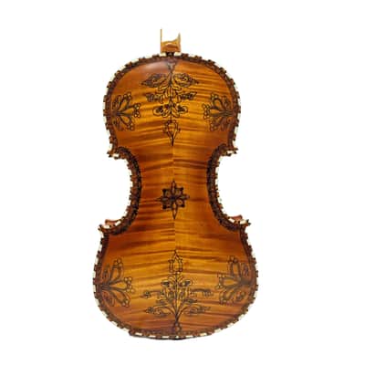 Hand made rare Norwegian fiddle 4*4 strings violin 4/4 ,hardanger fiddle image 5