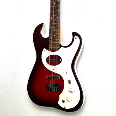 Silvertone 1457 Amp in Case w/ Footswitch 1960's - Sparkle Burst image 7