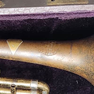 Academy vintage cornet Rudy Muck Early 1900's - Brass and nickel image 4