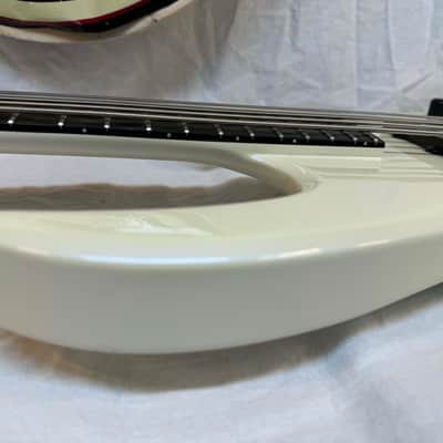 Carvin LB76 LB-76 6-string Bass with Case - s/n 43381 - Pearloid White image 16