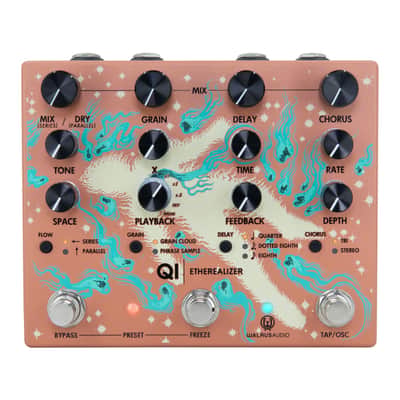 Walrus Audio Qi Etherealizer Multi Effects Pedal, Terracotta image 4