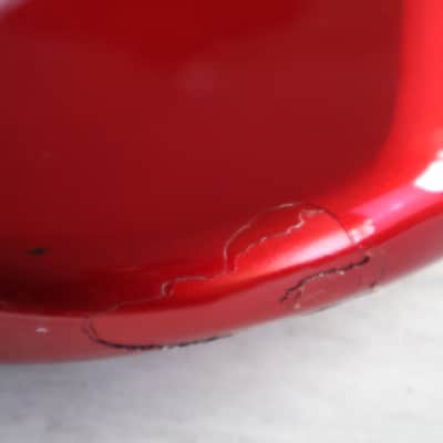 2002 Fender Japan Jazz Bass Standard (Candy Apple Red) image 9