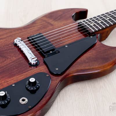 1972 Gibson SG-1 Cherry Vintage Guitar 100% Original w/ Case, Tarback Mini Humbucker image 6