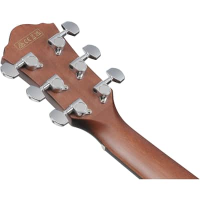 Ibanez AEWC16QA Auditorium Acoustic-Electric Guitar Transparent Blue Sunburst image 10