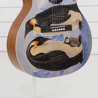 Martin 00L Biosphere IV Limited Edition Grand Concert Acoustic Guitar, Solid Spruce Top, Penguins image 17