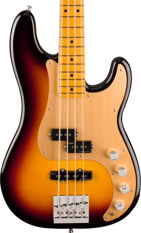 Fender American Ultra II Precision Bass, Maple Fingerboard, Ultraburst image 1