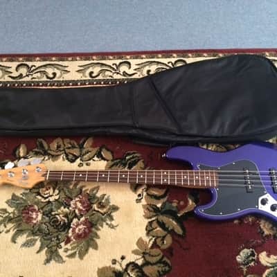 Fender JAZZ BASS  Purple / Black LEFTY  MADE IN MEXICO LEFT HANDED LH image 1