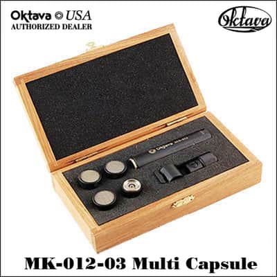 Oktava MK-012-03 Multi Capsule Professional Condenser Mic Kit - 2026 - Black - Wood Jewelers Box image 1