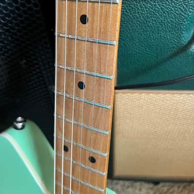 Reverend Jetstream 390 with Roasted Maple Neck 2010s - Oceanside Green image 4