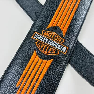 Harley Davidson Licensed Leather Guitar Strap – NOS 2005 image 1
